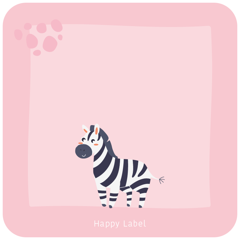 Étiquette Animaux Girl format Animaux Girl 6.png