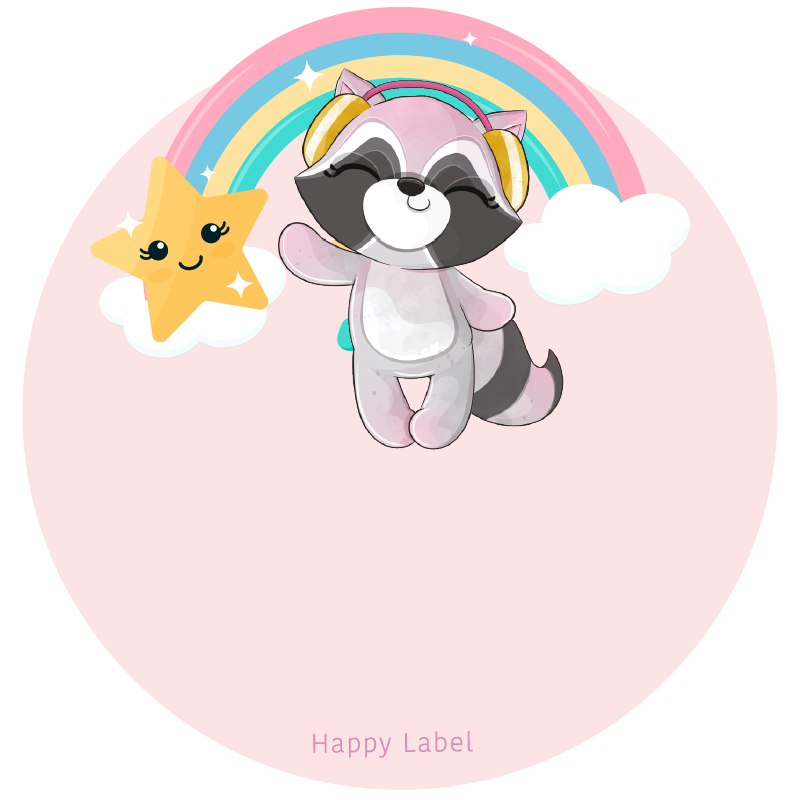 Étiquette Animal Cute format Animal  Cute 6.png