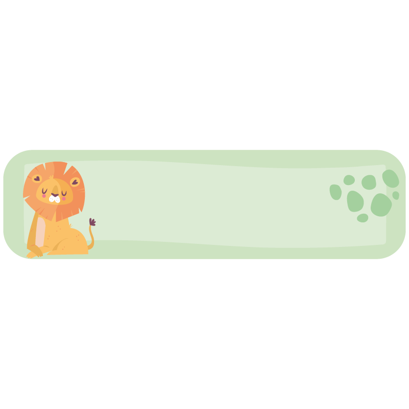 Étiquette Animaux Girl format Animaux Girl 1.png