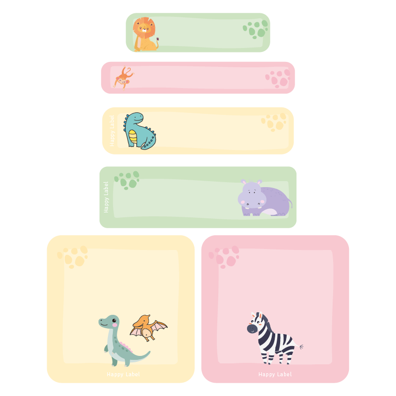 Étiquettes Animaux