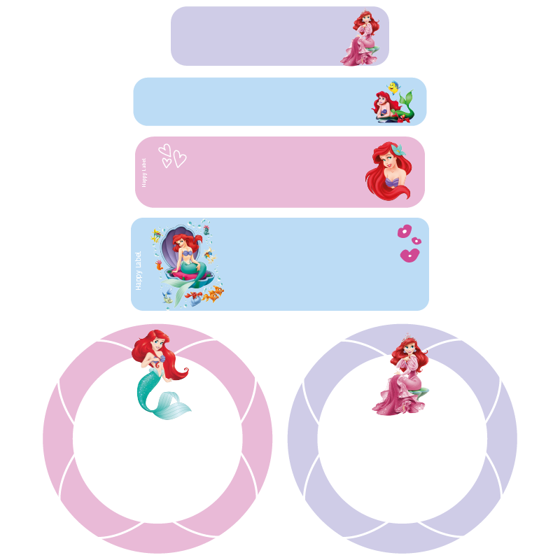 Étiquettes Ariel
