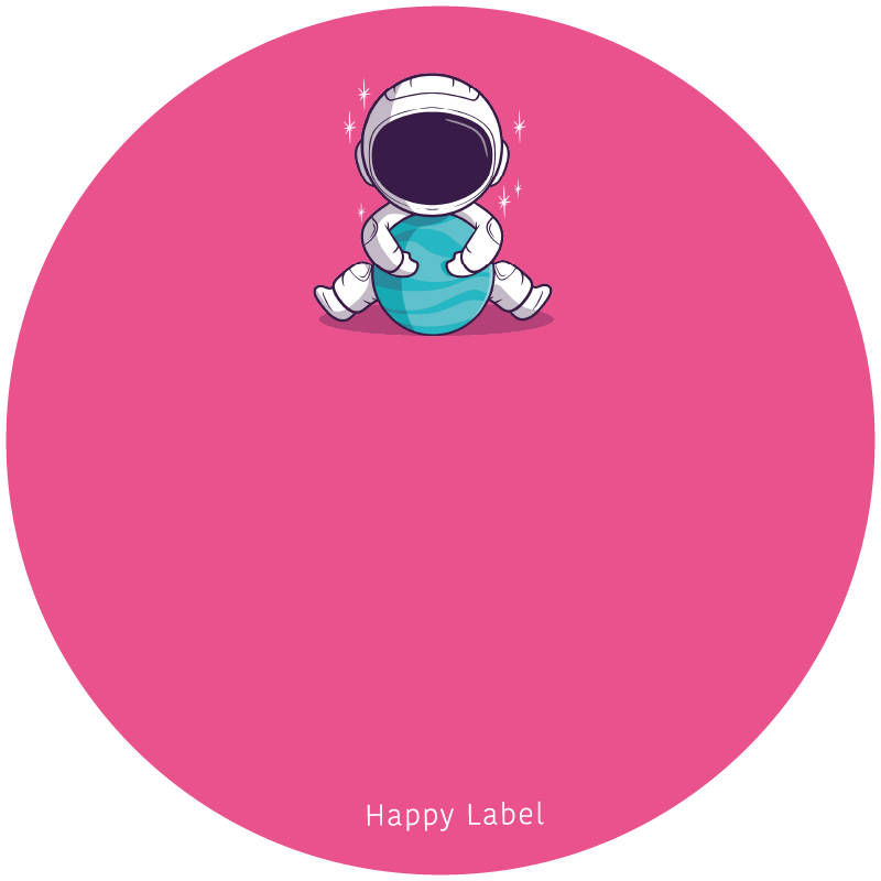Étiquette Astronaute Girl format Astronaute Girl 6.png