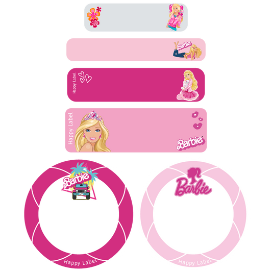 Étiquettes Barbie