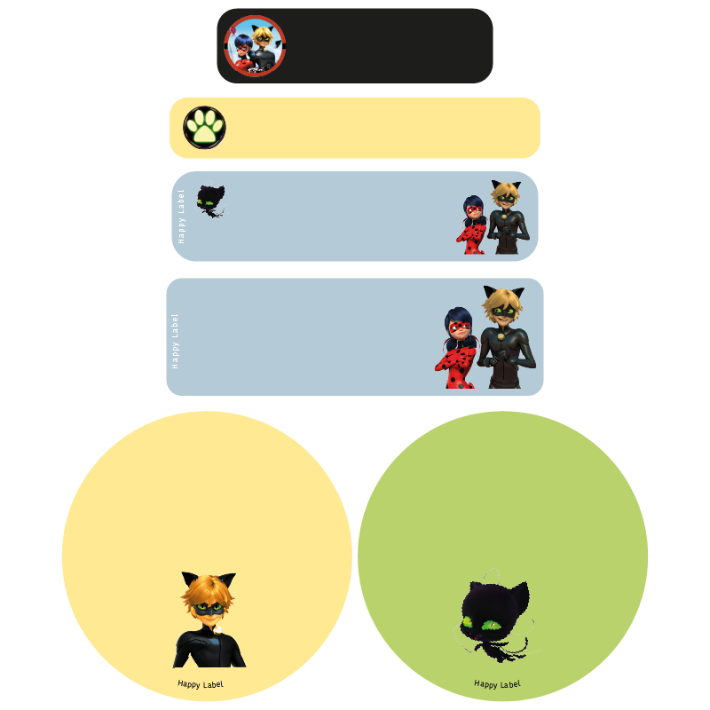 Étiquettes Chat Noir