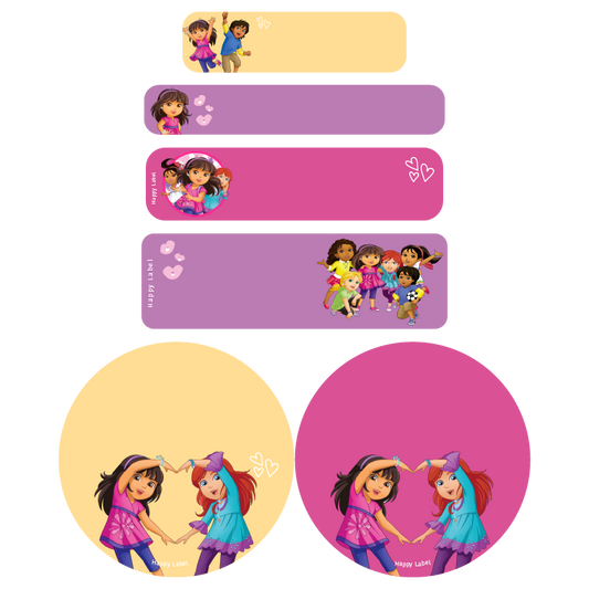 Étiquettes Dora