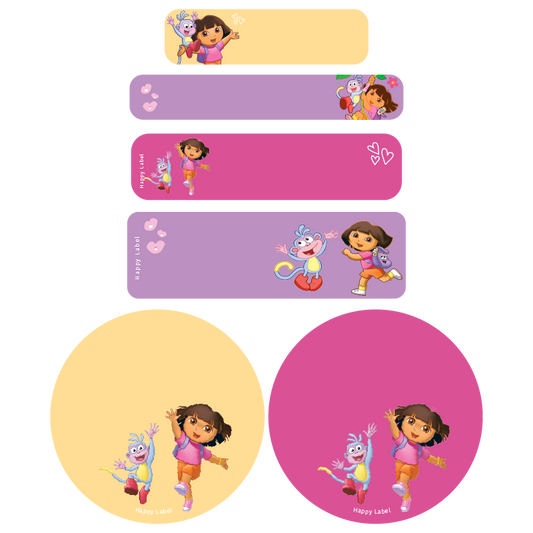 Étiquettes Dora