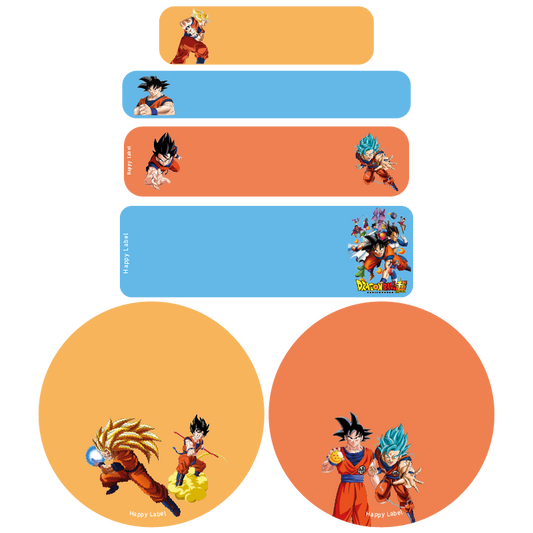 Étiquettes Dragon Ball Z