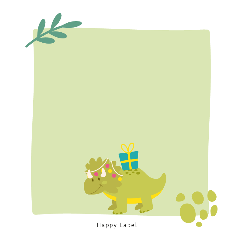 Étiquette Dinosaures format Dinosaures 5.png