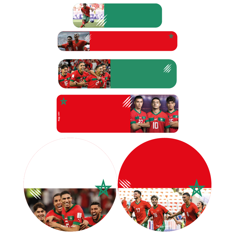 Étiquettes Équipe du Maroc