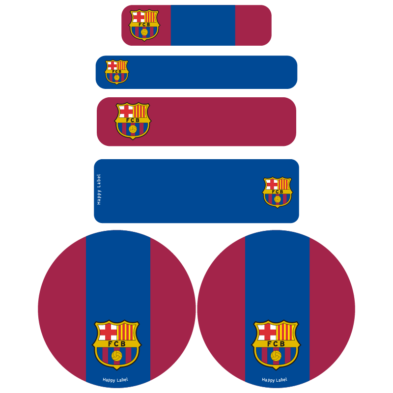Étiquettes FC Barcelone