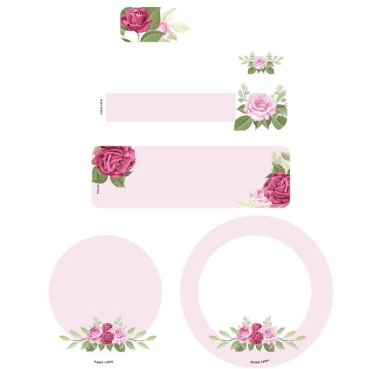 Étiquettes Fleurs