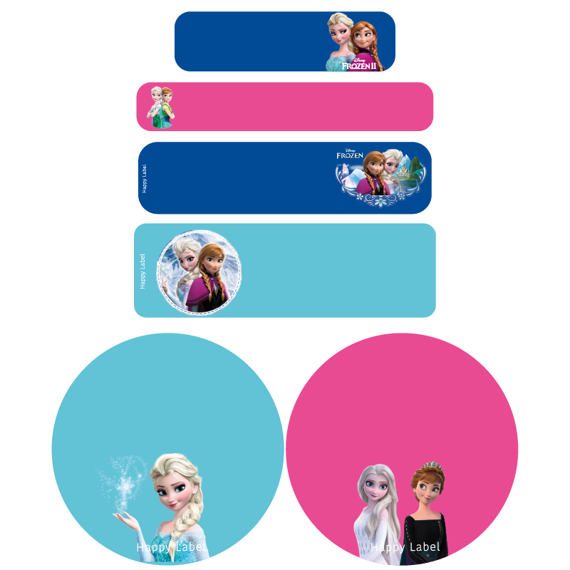 Étiquettes La Reine des Neiges