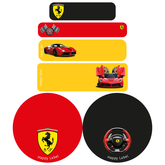 Étiquettes Ferrari