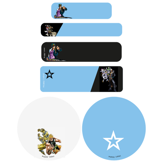 Étiquettes Jojo Bizarre
