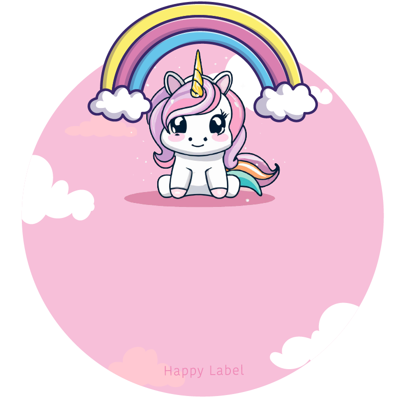 Étiquette LICORNE Cute format LICORNE  Cute 5.png
