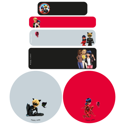 Étiquettes Miraculous Ladybug