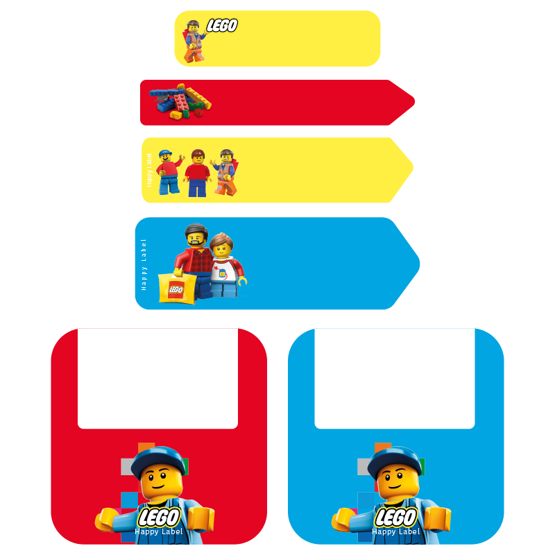 Étiquettes Lego