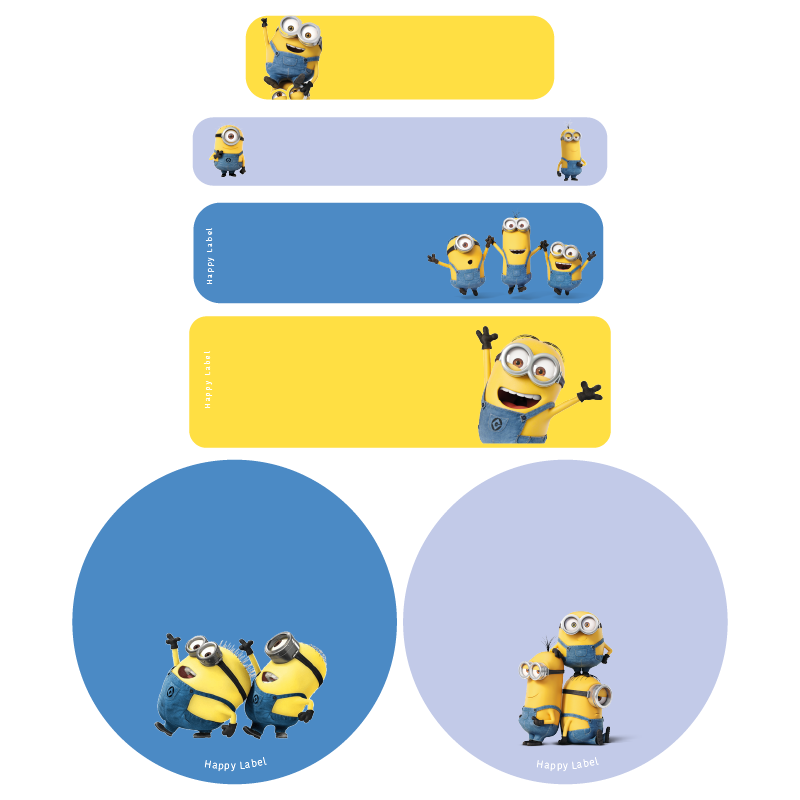 Étiquettes Minions