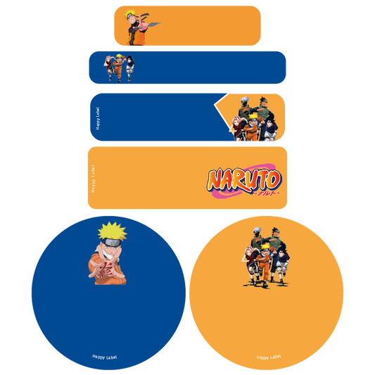 Étiquettes Naruto