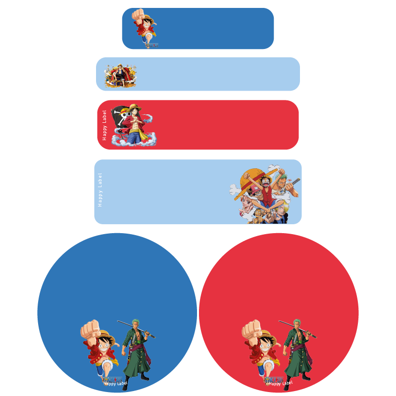 Étiquettes One Piece