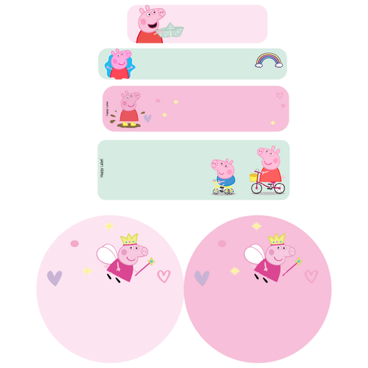 Étiquettes Peppa Pig