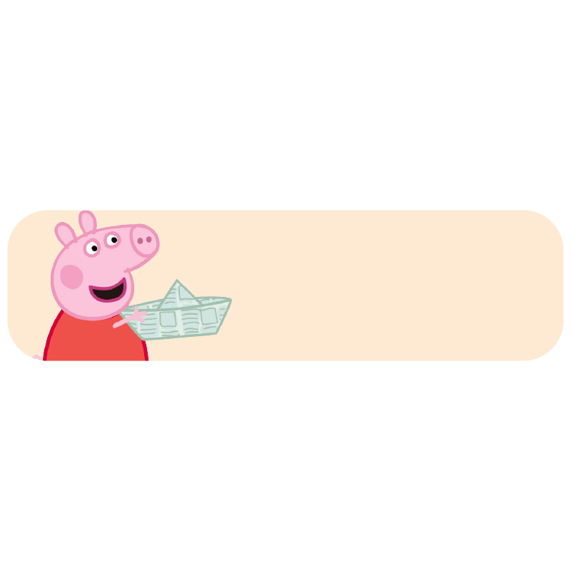 Étiquette PEPPA PIG Boy format PEPPA PIG Boy 1.png