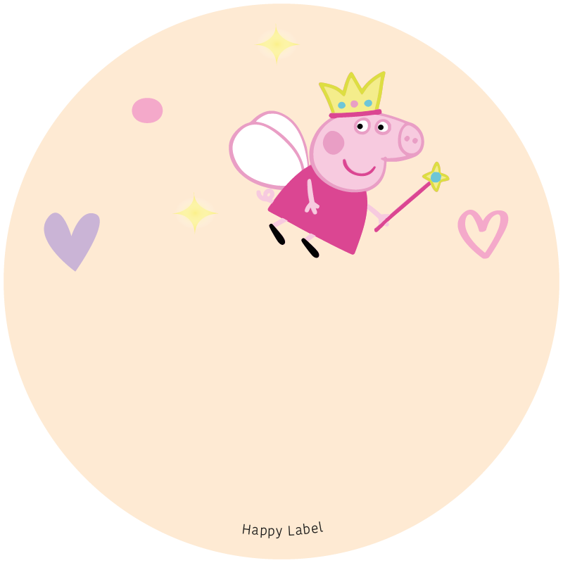Étiquette PEPPA PIG Boy format PEPPA PIG Boy 5.png