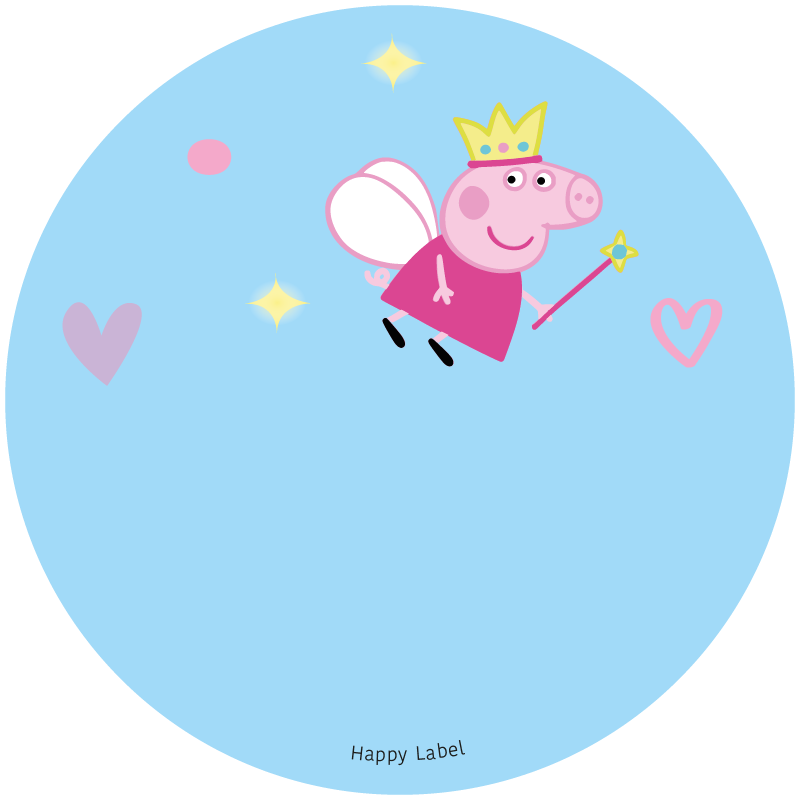 Étiquette PEPPA PIG Boy format PEPPA PIG Boy 6.png