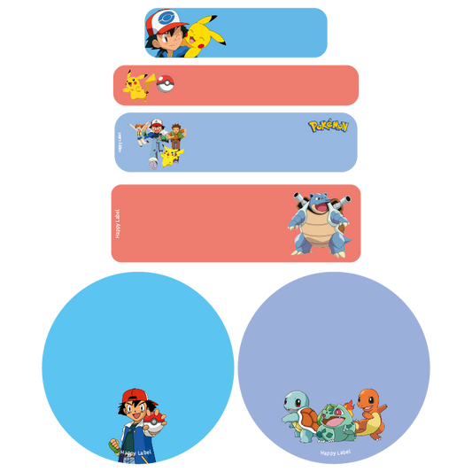 Étiquettes Pokémon