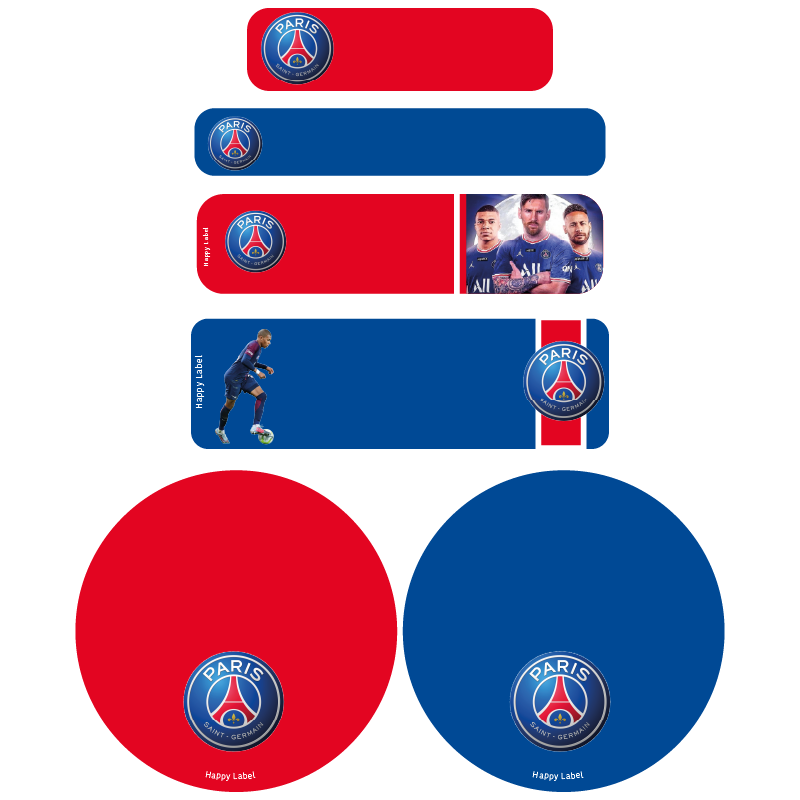 Étiquettes PSG