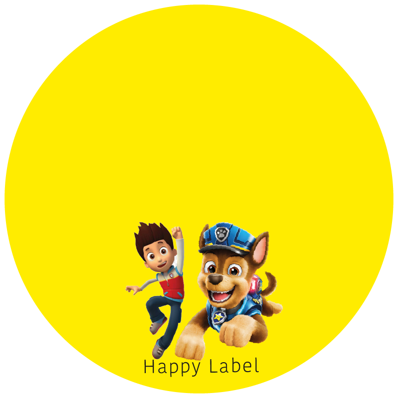 Étiquette Paw Patrol format Paw Patrol 6.png