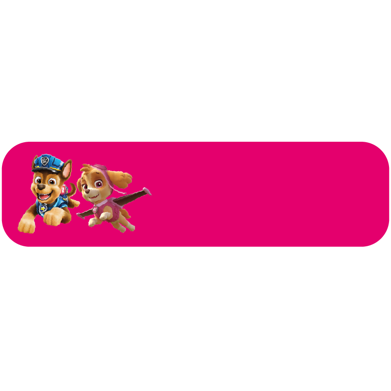 Étiquette Paw patrol Girl format Paw patrol Girl 1.png
