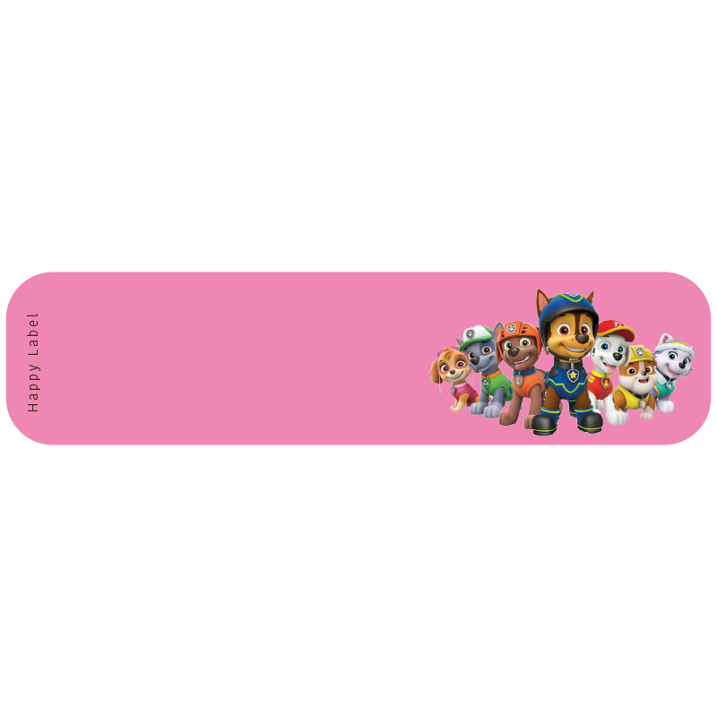 Étiquette Paw patrol Girl format Paw patrol Girl 3.png