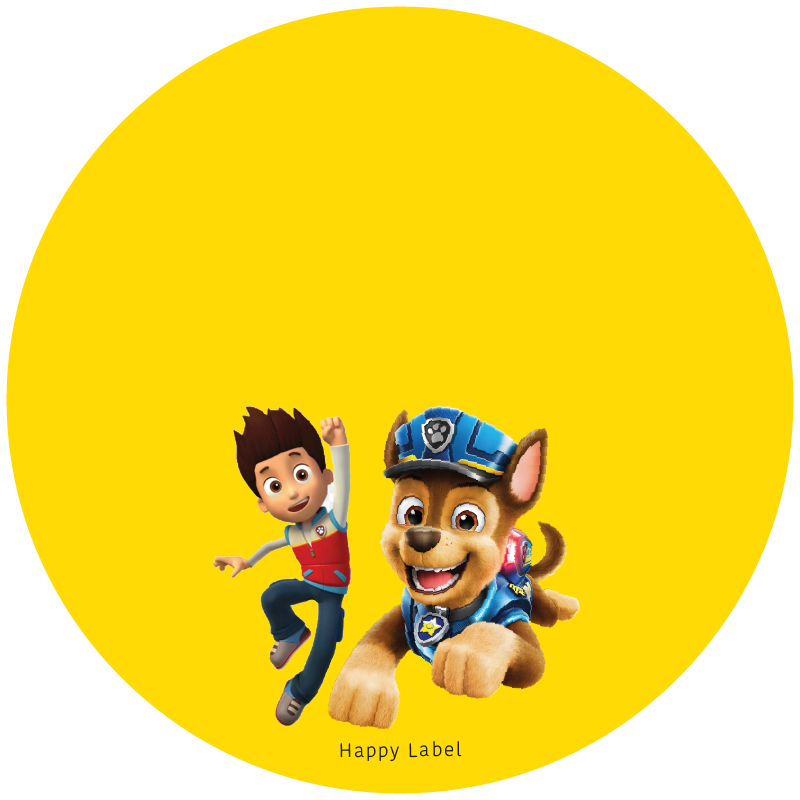 Étiquette Paw patrol Girl format Paw patrol Girl 6.png
