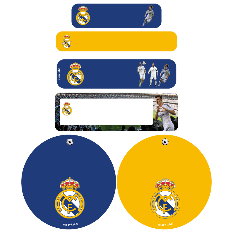 Étiquettes Real Madrid