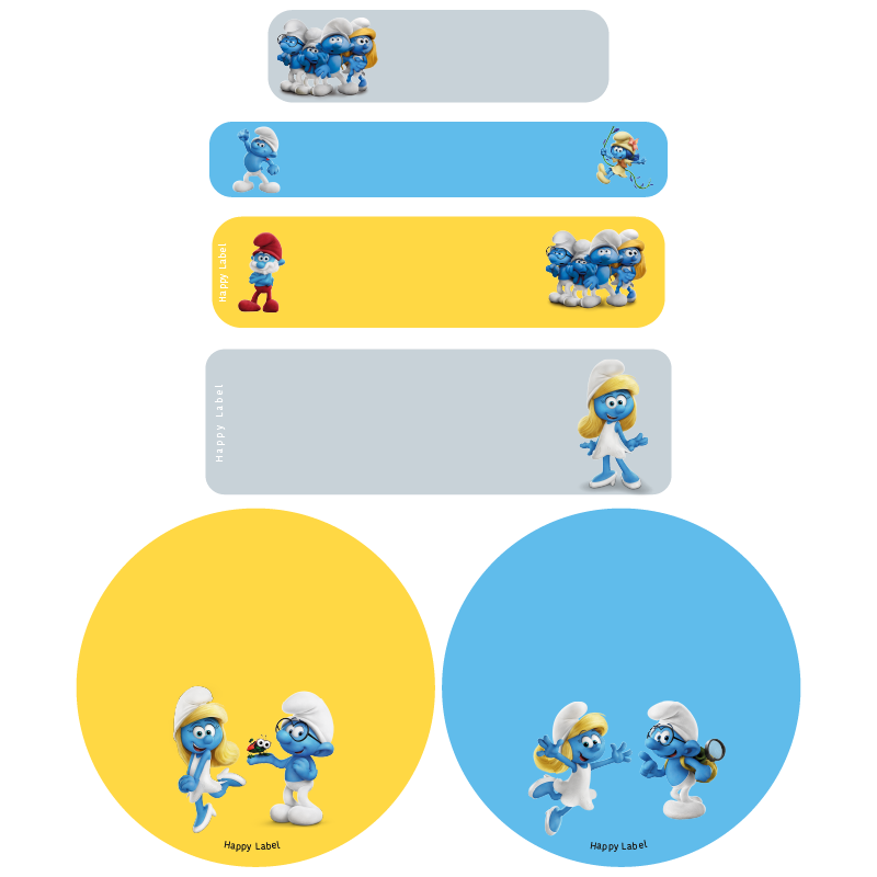 Étiquettes Les Schtroumpfs