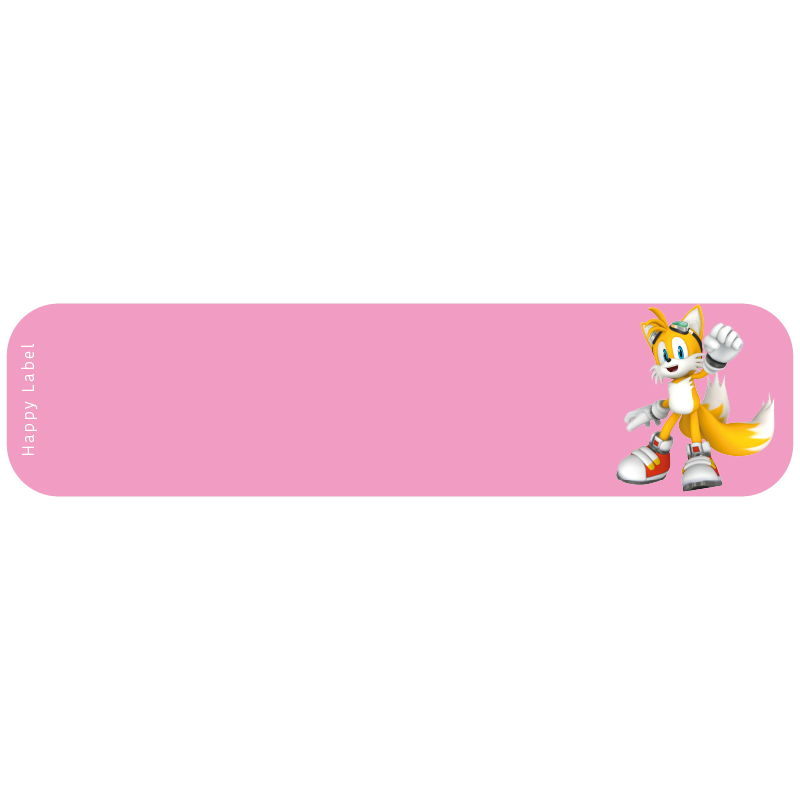 Étiquette Sonic Shadow Girl format Sonic Shadow Girl 3.png