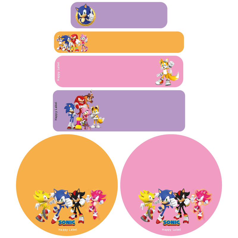 Étiquettes Sonic