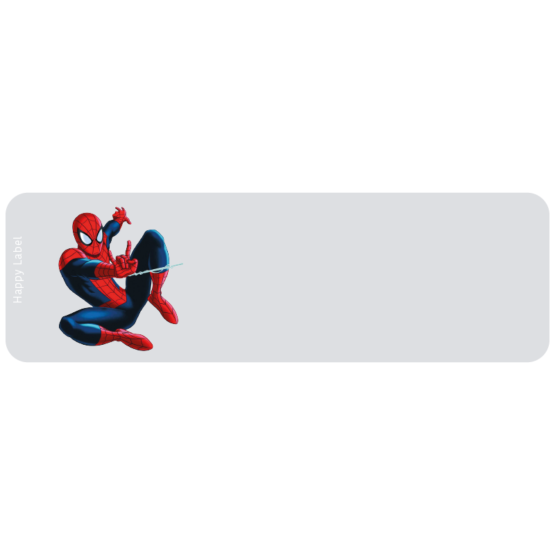 Étiquette Spider man format Spider man 4.png