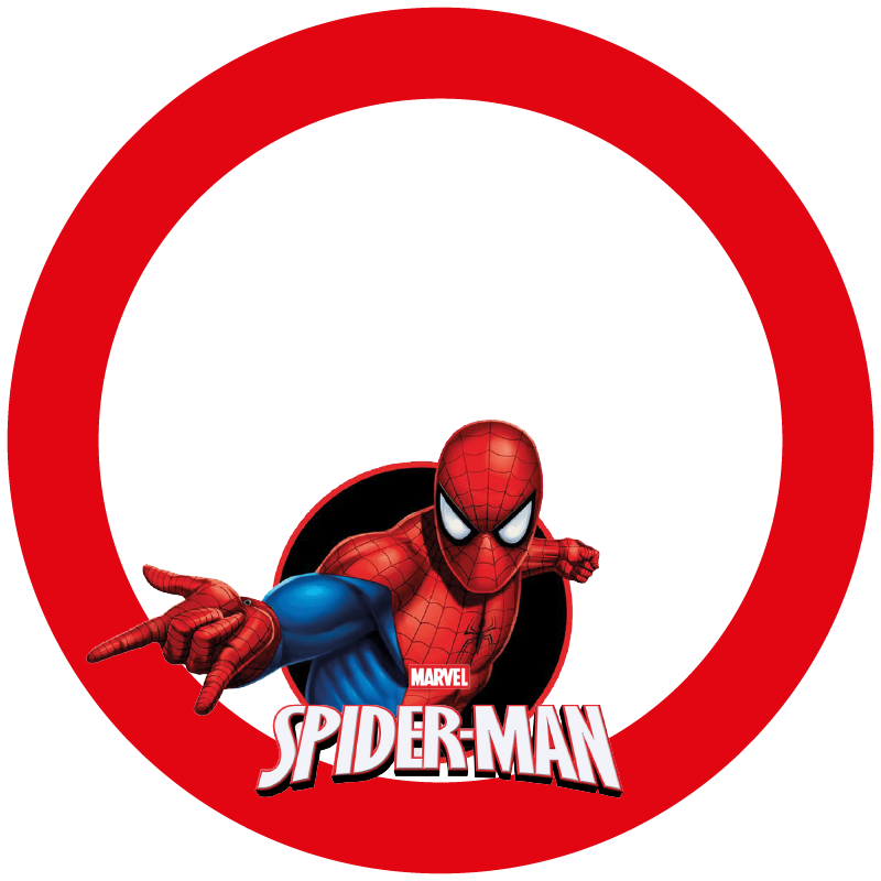 Étiquette Spider man format Spider man 5.png
