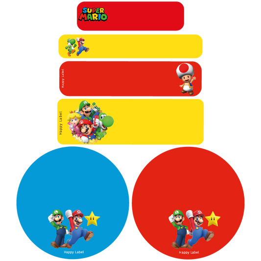 Étiquettes Super Mario