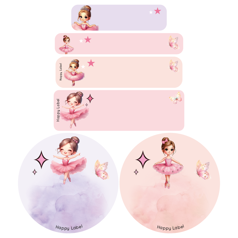 Étiquettes Ballerine